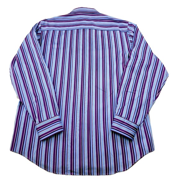 Bugatchi Uomo Striped long sleeve‎ flip cuff shirt, XL $155 nice! - Picture 4 of 8